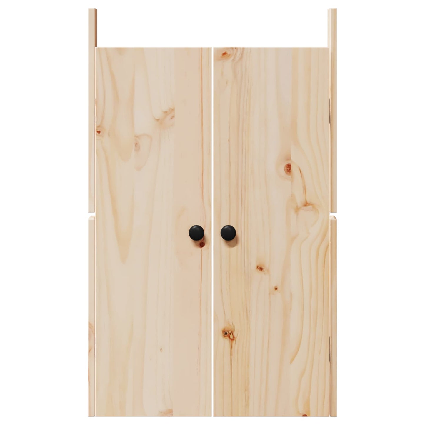 Køkkendør MEPPEL 2 stk. Creme 50 x 9 x 82 cm Massivt fyrretræ