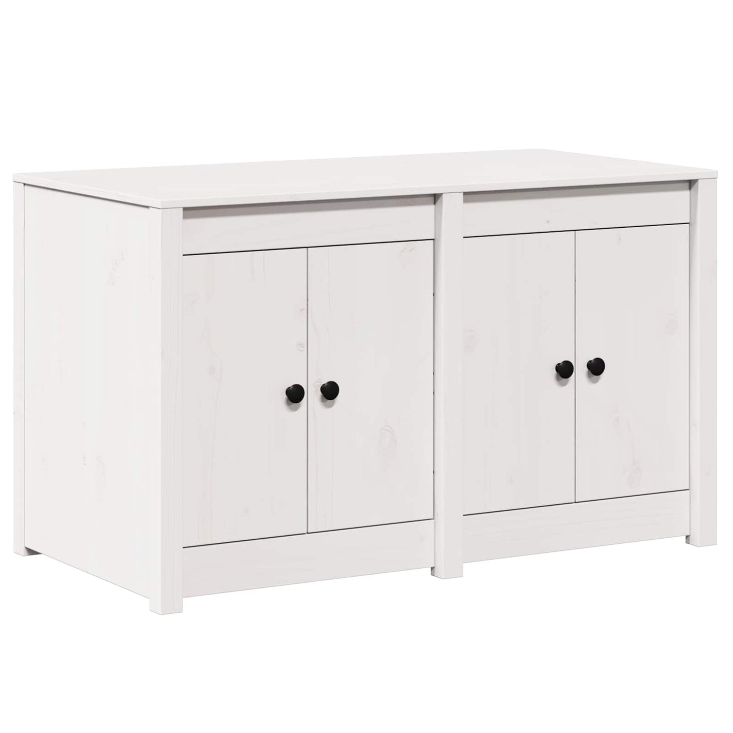 Køkkenskab MEPPEL Hvid 106 x 55 x 64 cm Massivt fyrretræ