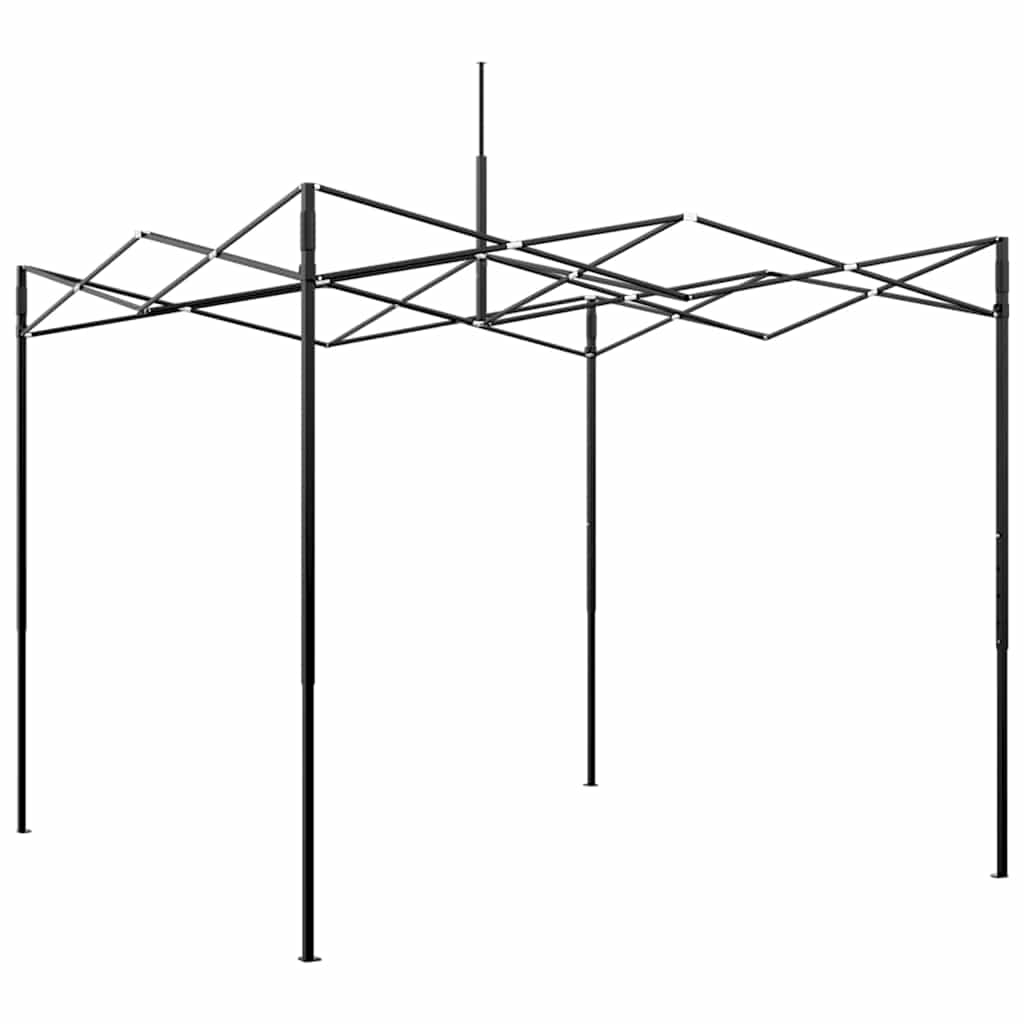 Drivhus med op-poppende ramme Grøn 290 x 290 x 315 cm Jern