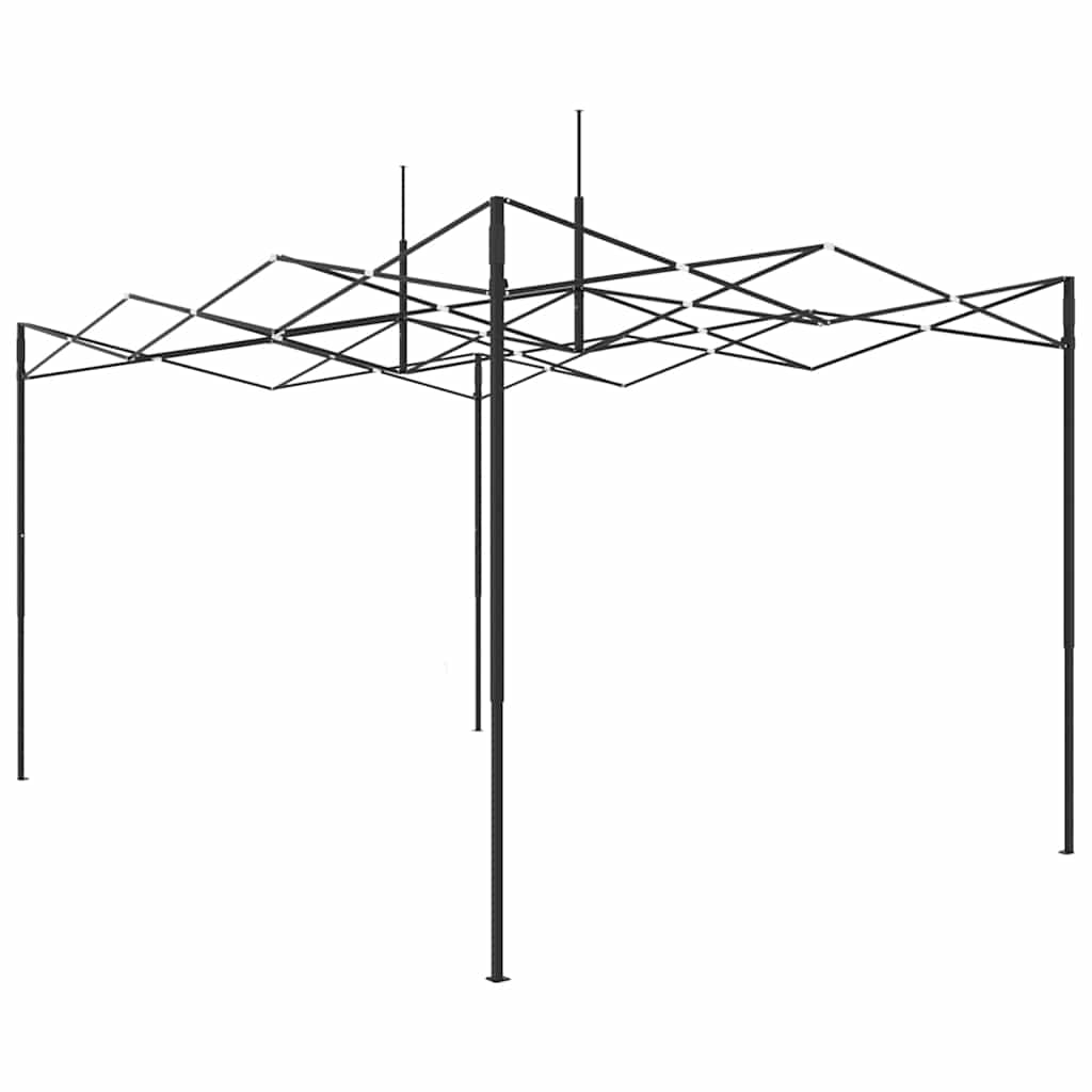 Drivhus med op-poppende ramme Grøn 290 x 430 x 315 cm Jern