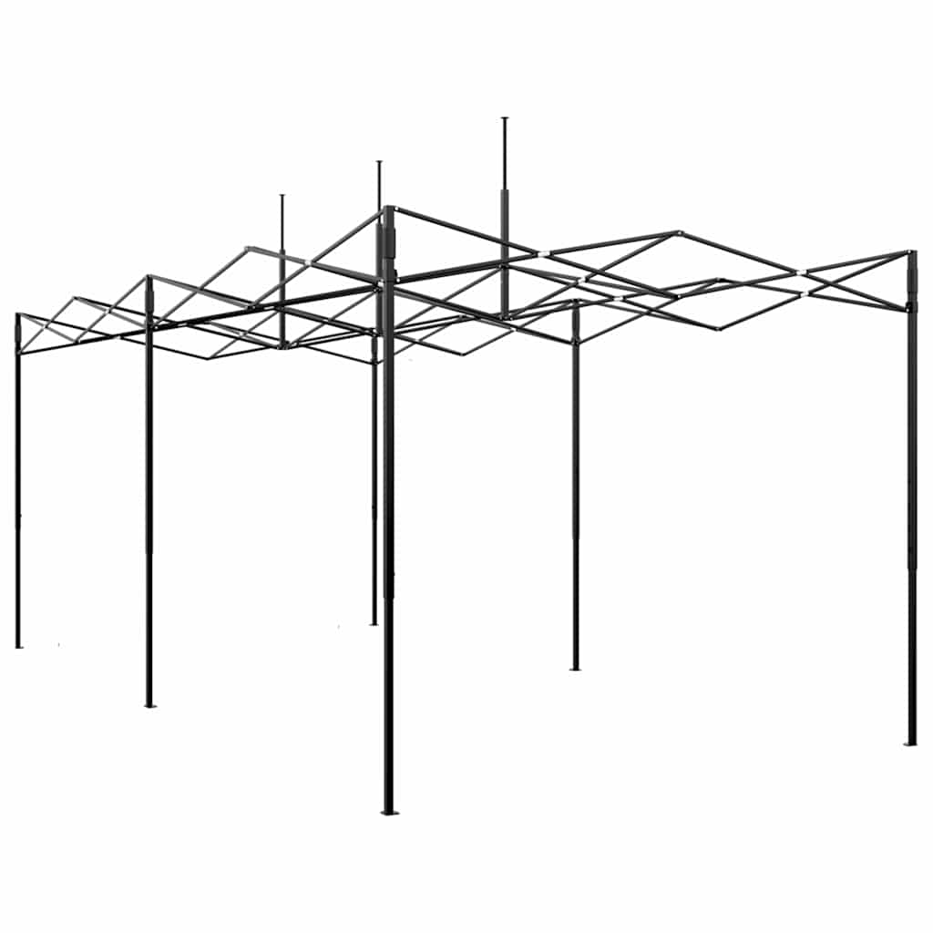 Drivhus med op-poppende ramme Grøn 290 x 580 x 315 cm Jern