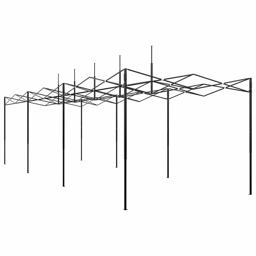 Drivhus med op-poppende ramme Grøn 290 x 870 x 315 cm Jern