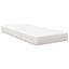 Sengemadras med madras Creme 90 x 200 cm Stof