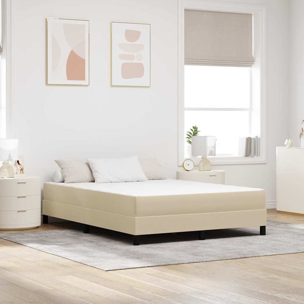 Sengemadras med madras Salviegrøn 140 x 200 cm Stof