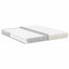 Sengemadras med madras Creme 180 x 200 cm Stof