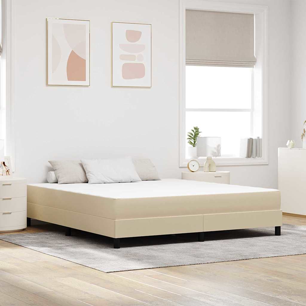 Sengemadras med madras Salviegrøn 180 x 200 cm Stof