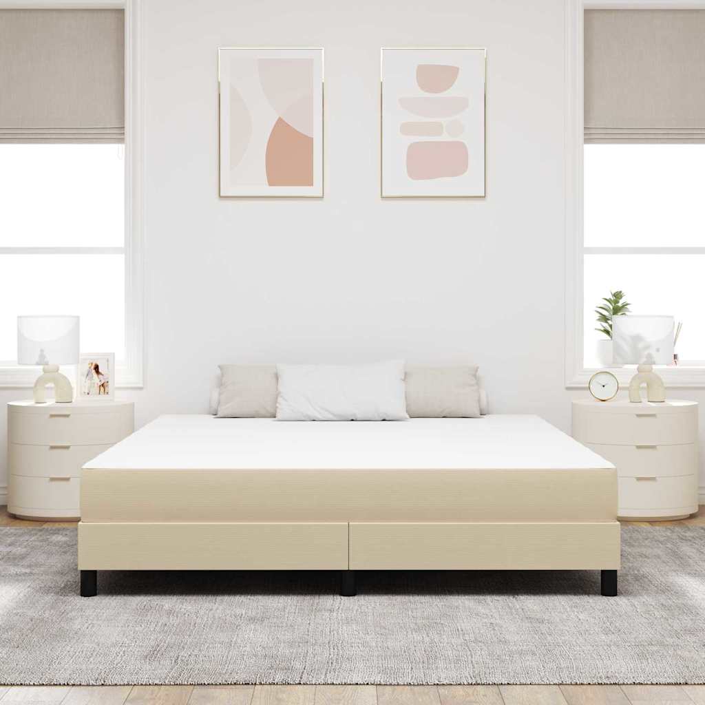 Sengemadras med madras Salviegrøn 180 x 200 cm Stof
