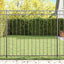 Element til hegn ASSEN 163 x 150 cm Stål Grå