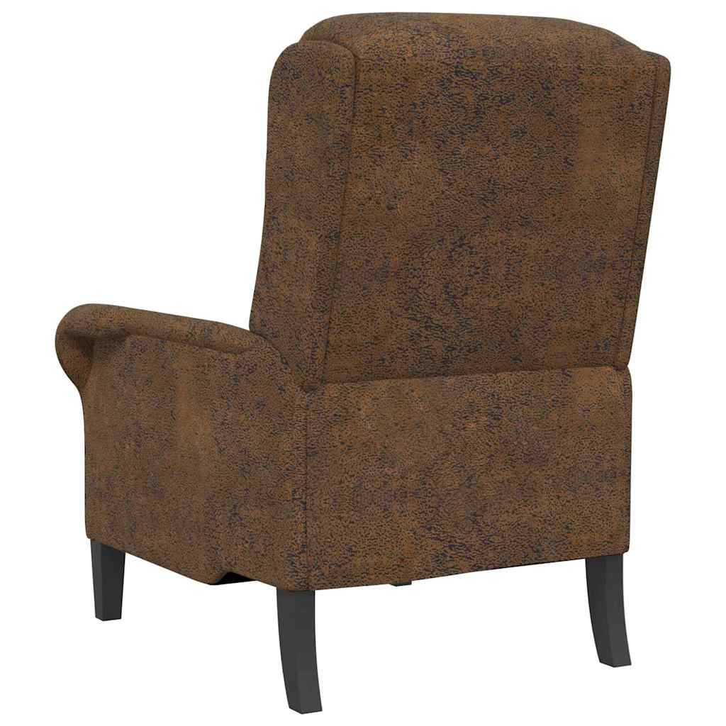 lænestol Brun Faux læder