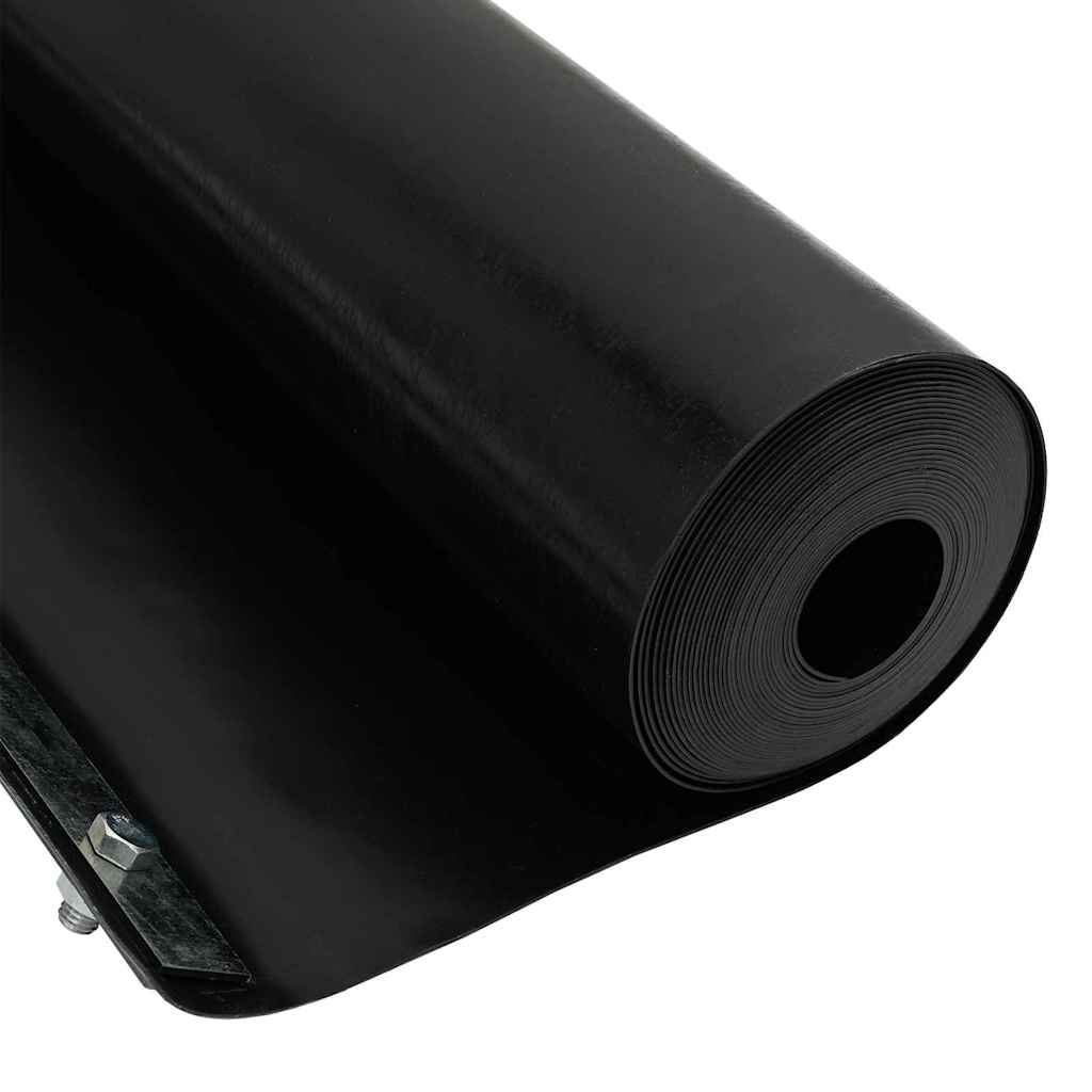 Rodspærre med metalstrimmel 0,7 x 10 m Polyethylen Sort
