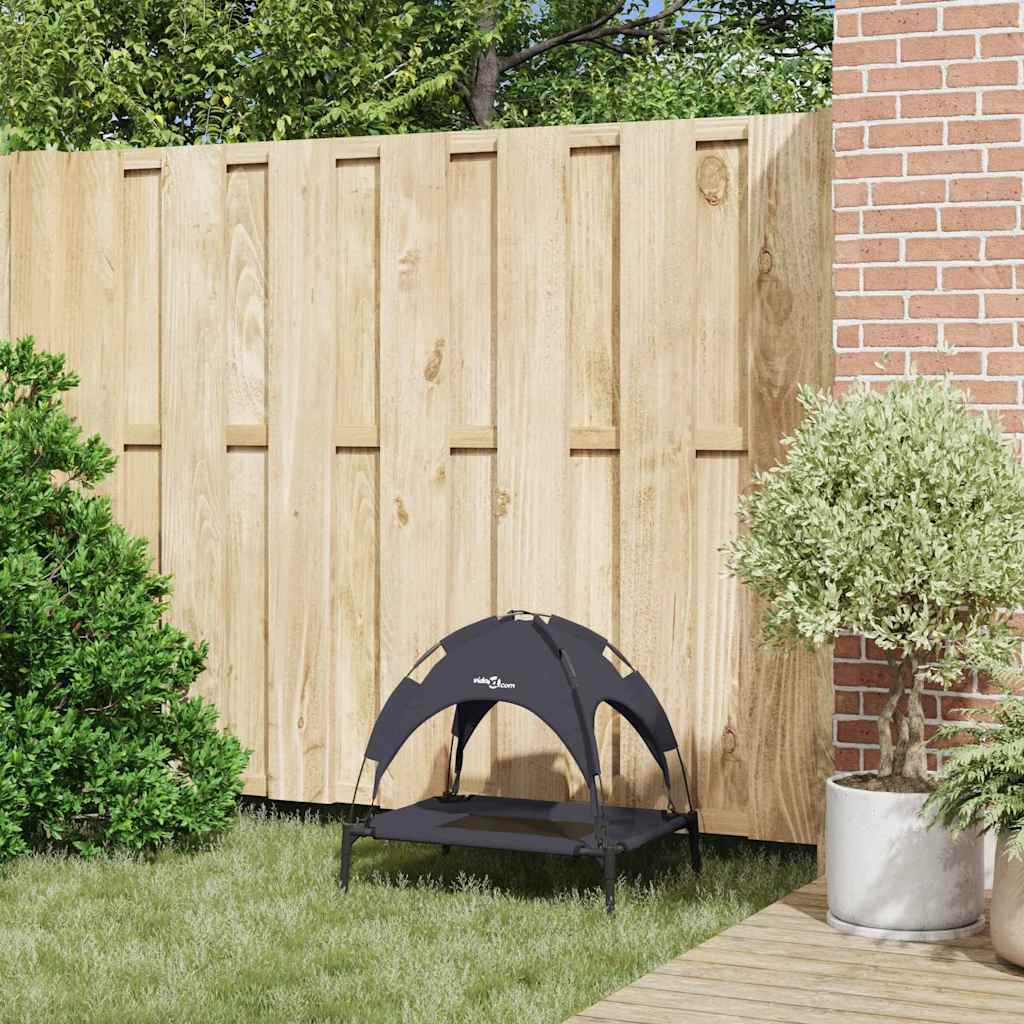 Hundeseng Sort 62 x 48 x 61 cm Stål