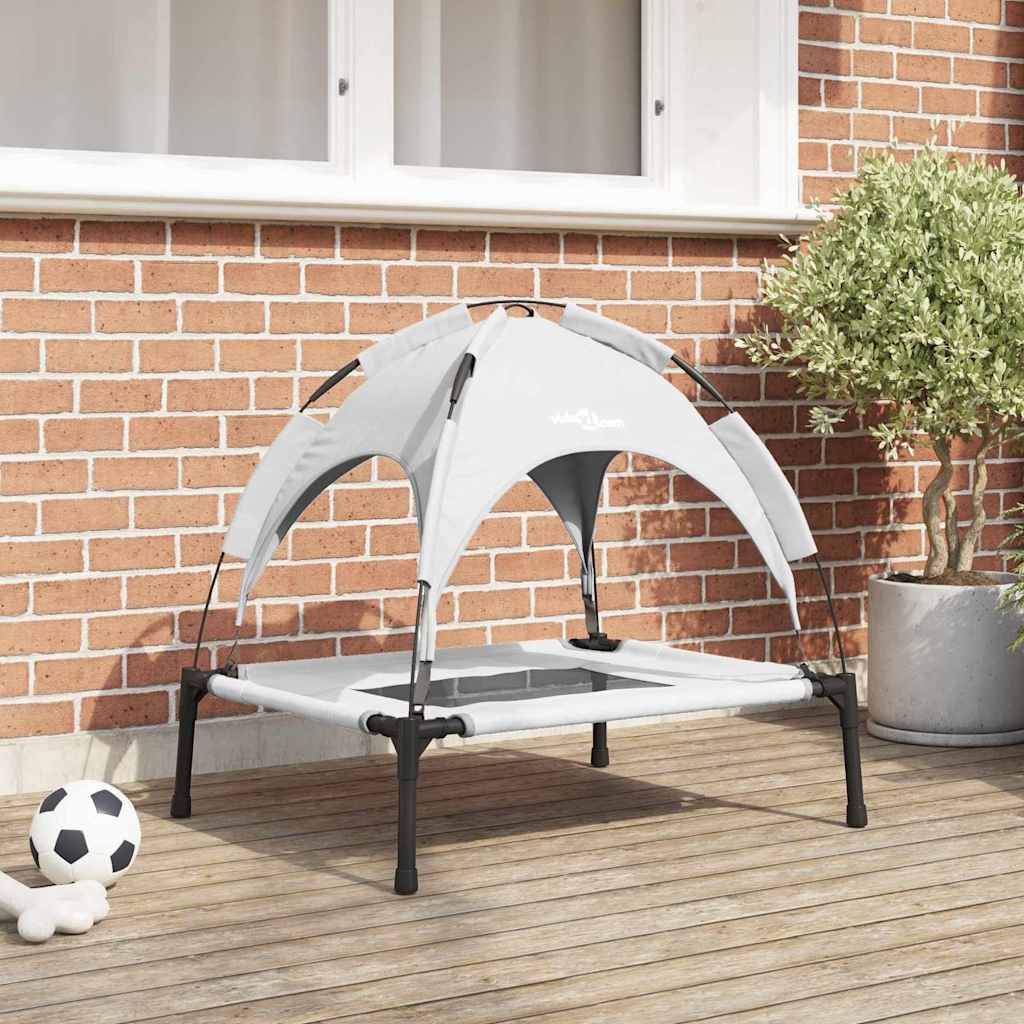 Hundeseng Sølvgrå 76 x 62 x 70,5 cm Stål