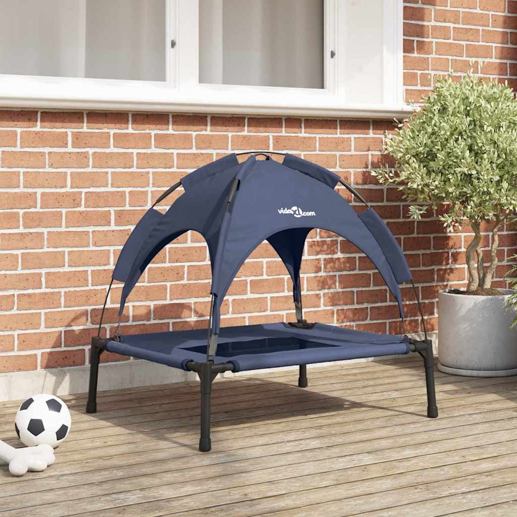 Hundeseng Mørkeblå 92 x 77 x 82,5 cm Stål