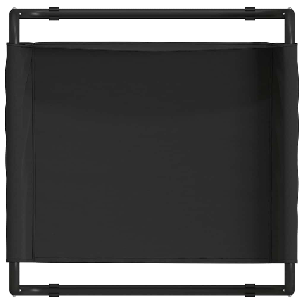 Hundeseng Sort 75 x 75 x 30 cm Stål