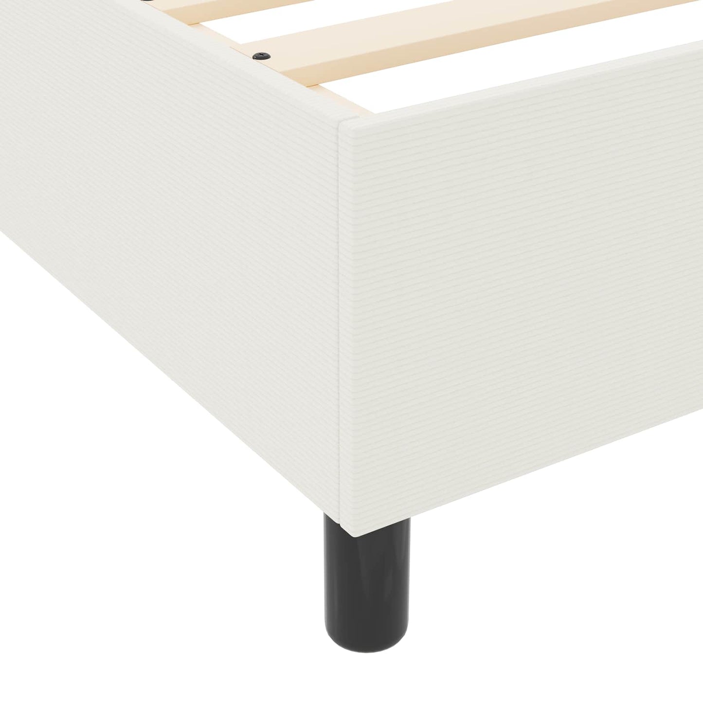 Platform sengestel Creme 100 x 200 cm Velourstof