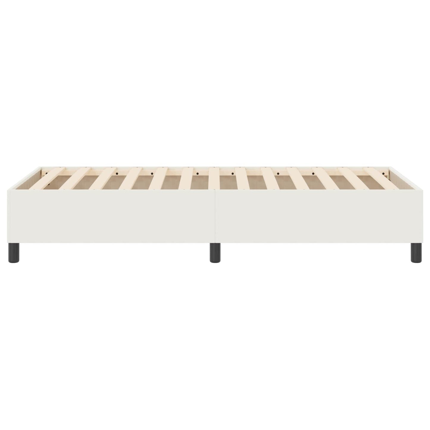 Platform sengestel Creme 100 x 200 cm Velourstof