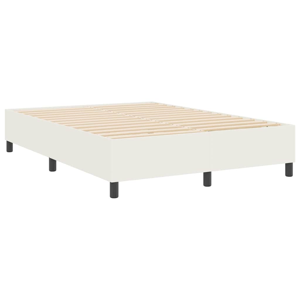 Platform sengestel Creme 140 x 190 cm Velourstof