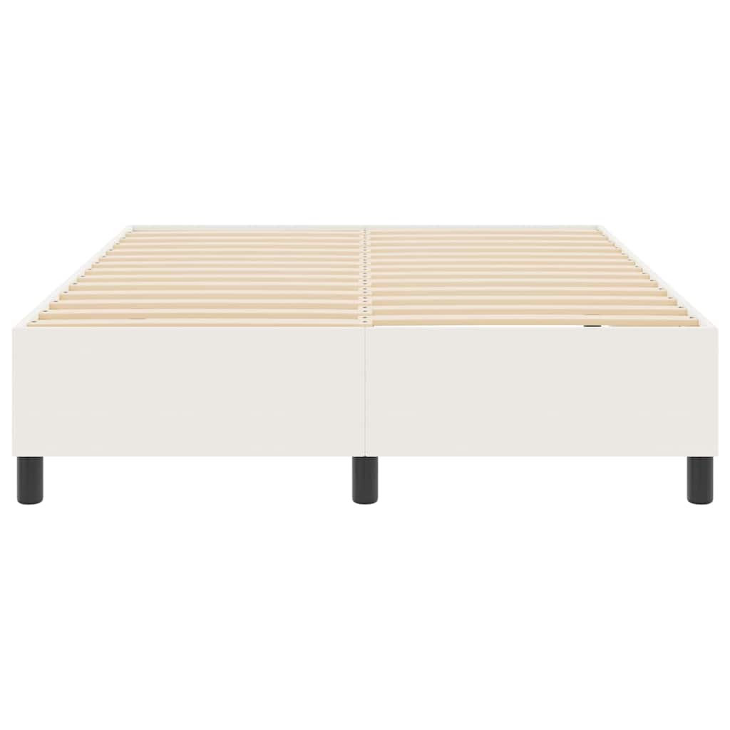 Platform sengestel Creme 140 x 190 cm Velourstof