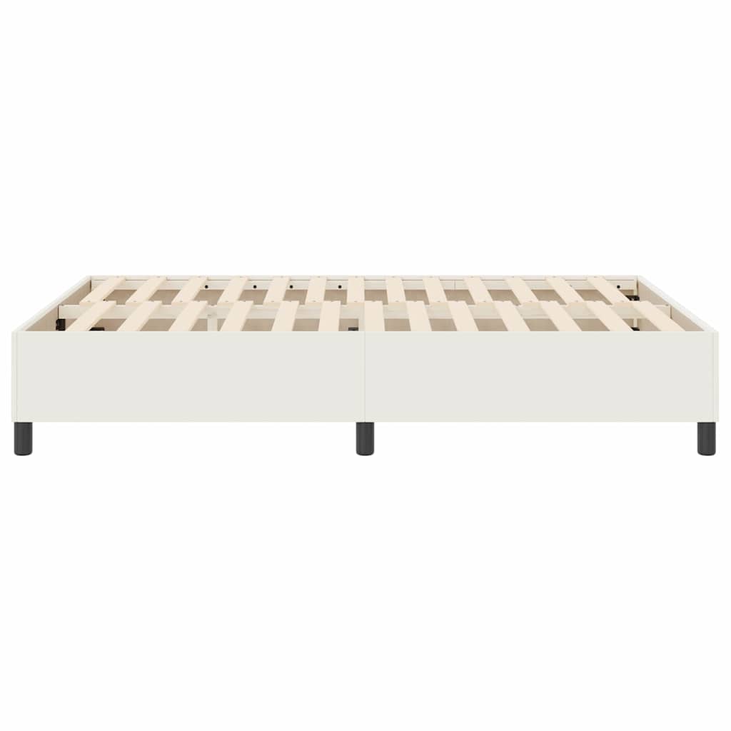 Platform sengestel Creme 140 x 190 cm Velourstof