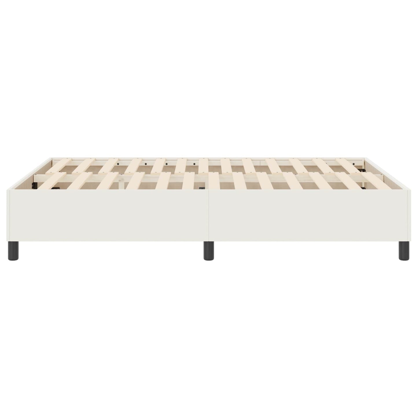Platform sengestel Creme 140 x 200 cm Velourstof