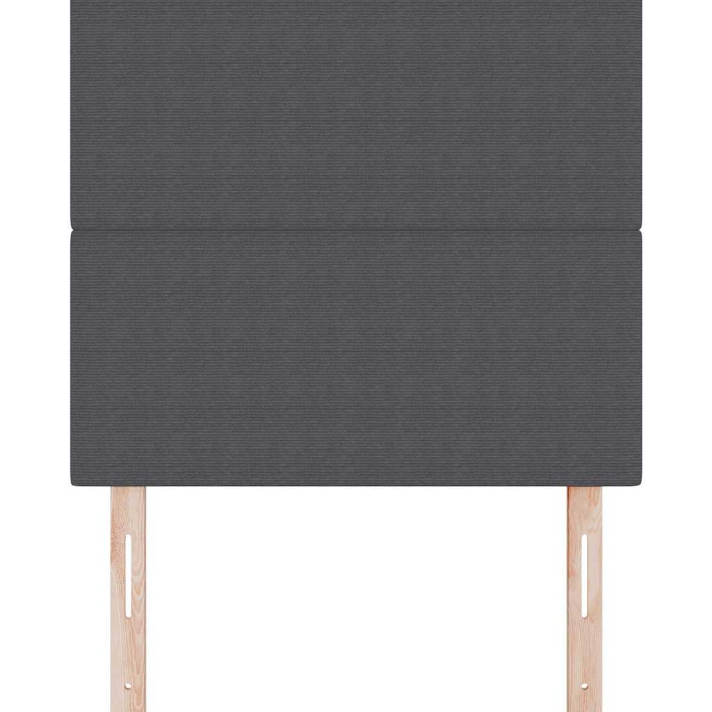 Hovedgærde Mørkegrå 90 cm Velourstof