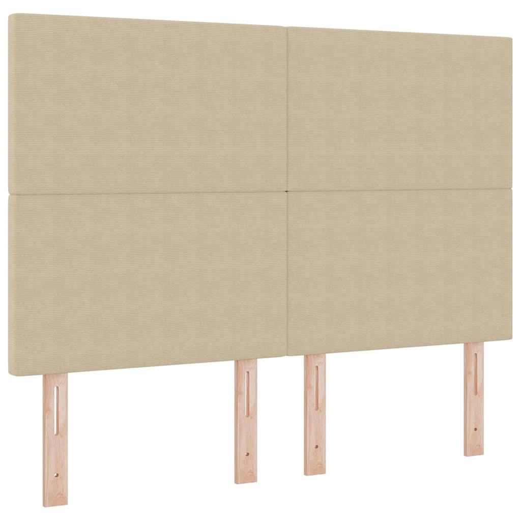 Hovedgærde Lys Grøn Grå 160 cm Velourstof