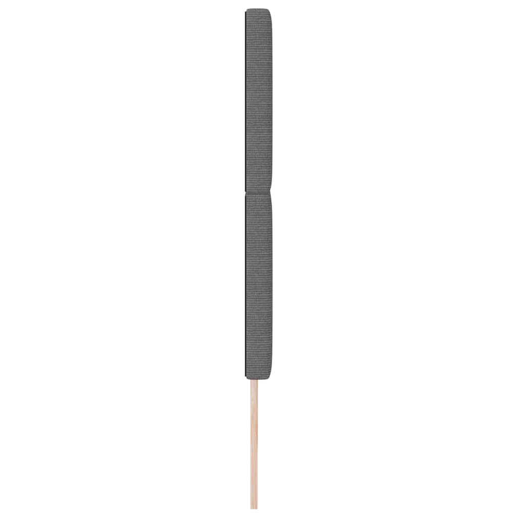 Hovedgærde Lysegrå 180 cm Velourstof
