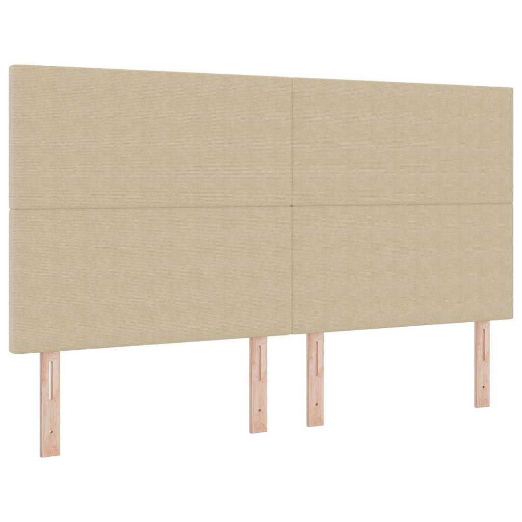 Hovedgærde Lys Grøn Grå 180 cm Velourstof