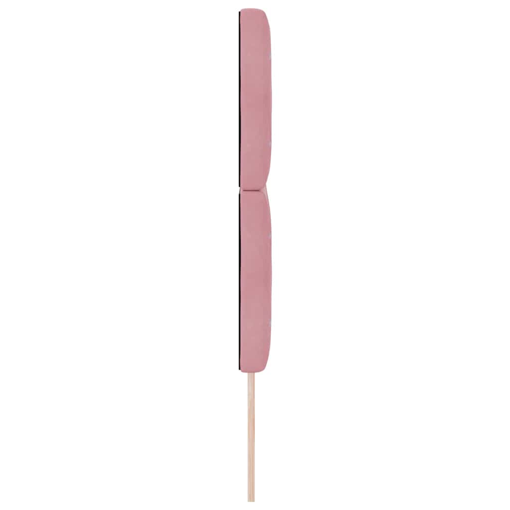 Hovedgærde Lyserød 144 cm Fløjl