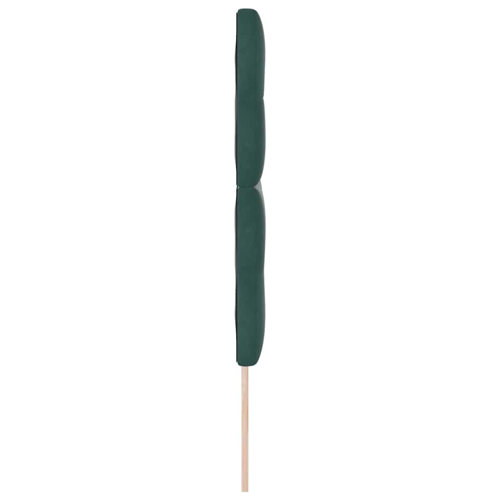Hovedgærde Mørkegrøn 144 cm Fløjl