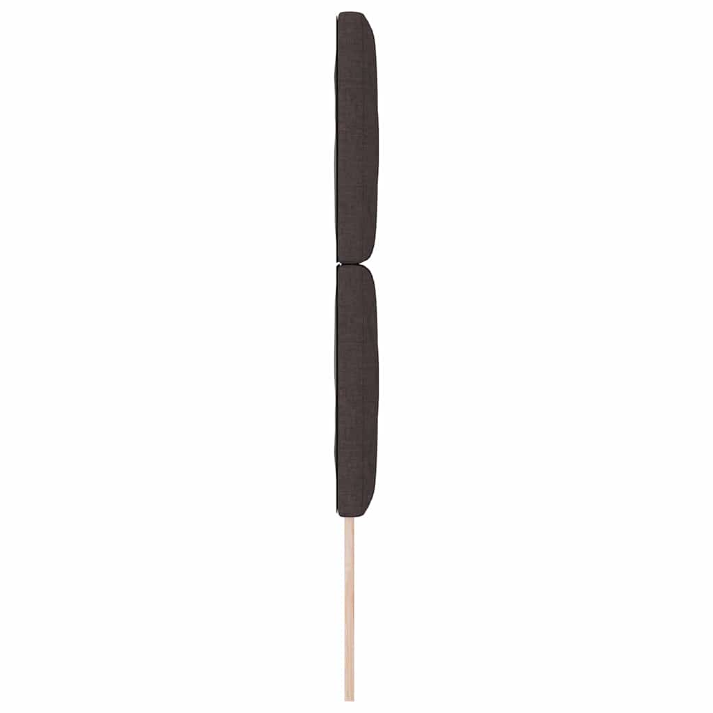Hovedgærde Mørk Brun 80 cm Stof