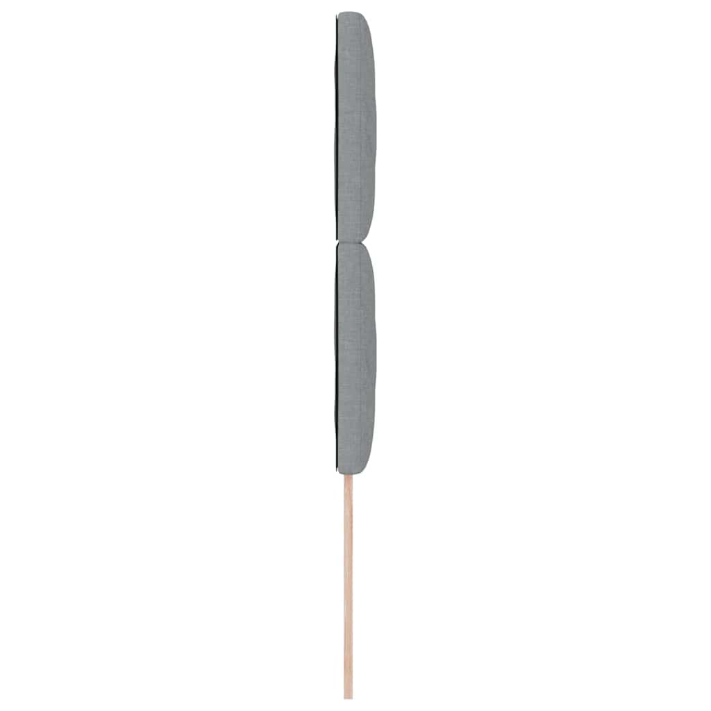 Hovedgærde Lysegrå 90 cm Stof