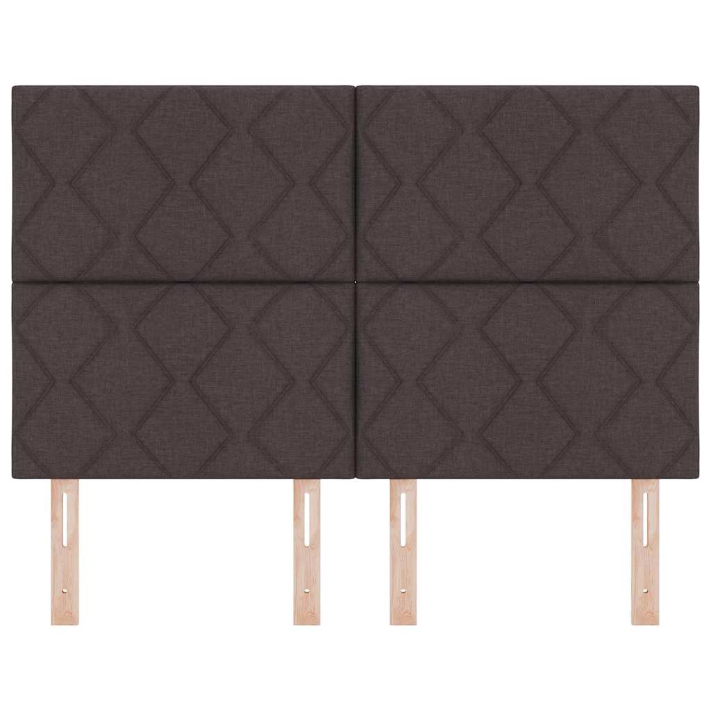 Hovedgærde Mørk Brun 144 cm Stof