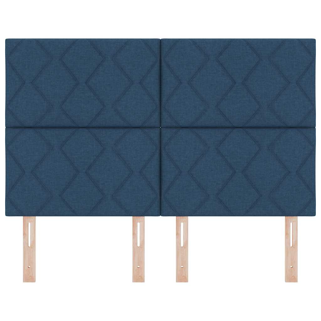 Hovedgærde Blå 144 cm Stof