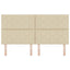 Hovedgærde Creme 180 cm Stof