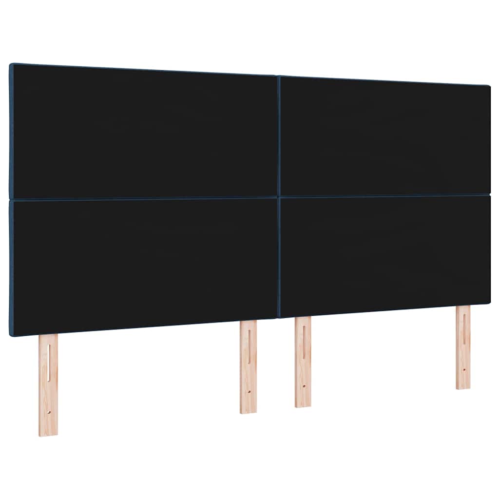 Hovedgærde Mørk blå 180 cm Stof