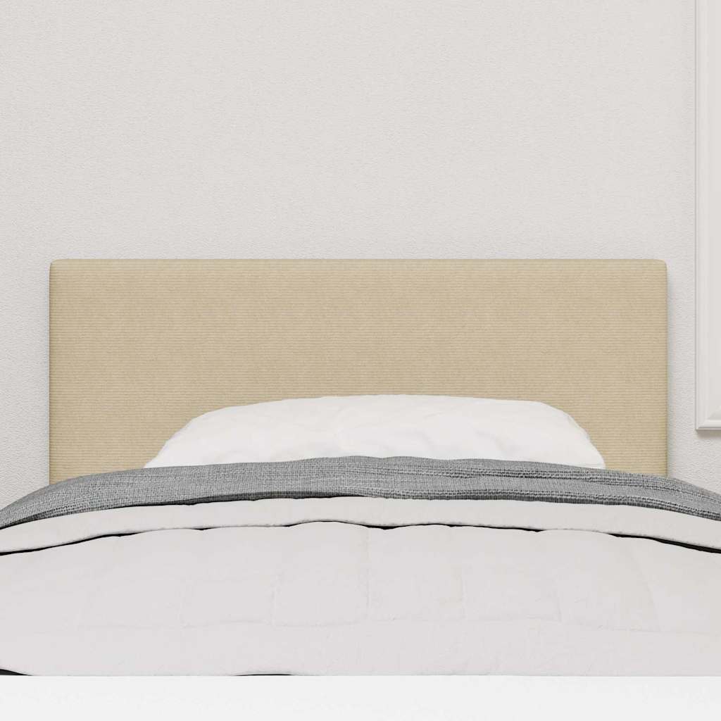 LED sengegavl med LED-lysstrimler Grågrøn 80 cm Velourstof