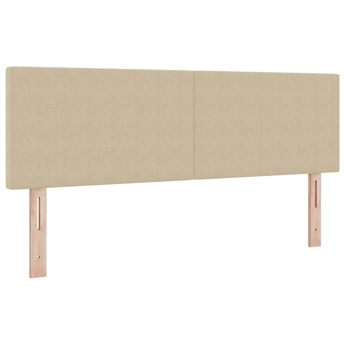 LED sengegavl med LED-lysstrimler Grågrøn 144 cm Velourstof