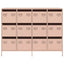 skab 135x39x103,5 cm koldvalset stål lyserød