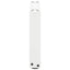 sofabordsben U-formet 2 stk. hvid 40x(30-31) cm stål