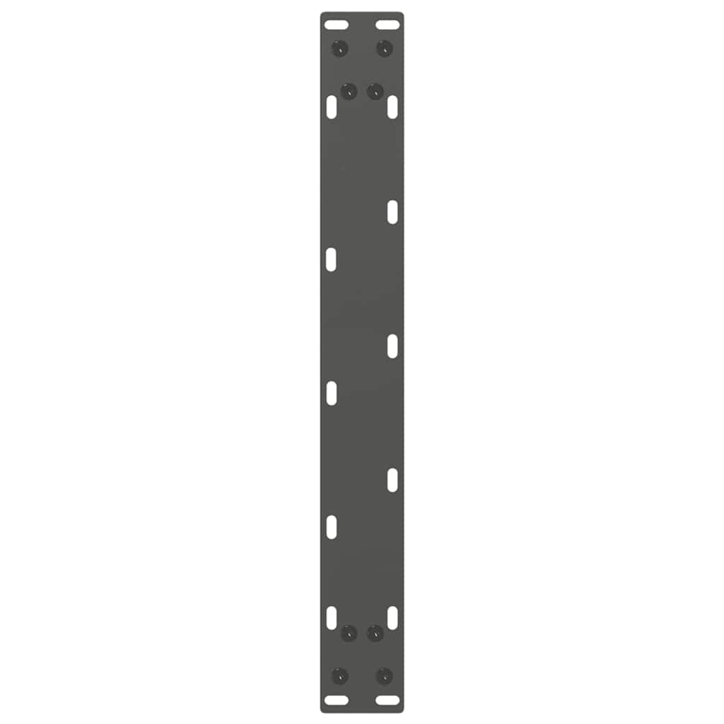 sofabordsben U-formet 2 stk. antracit 50x(30-31) cm stål