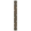 sofabordsben U-formet 2 stk. naturstål 60x(30-31) cm stål