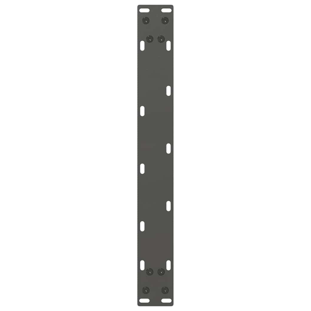 sofabordsben U-formet 2 stk. antracit 50x(42-43) cm stål