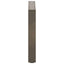 sofabordsben U-formet 2 stk. naturstål 50x(42-43) cm stål