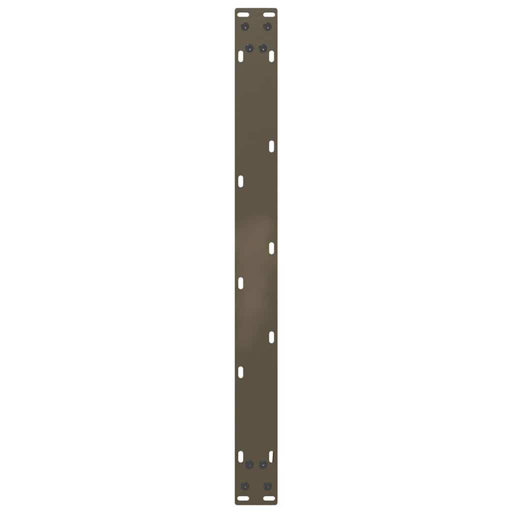 sofabordsben U-formet 2 stk. naturstål 70 x (42-43) cm stål