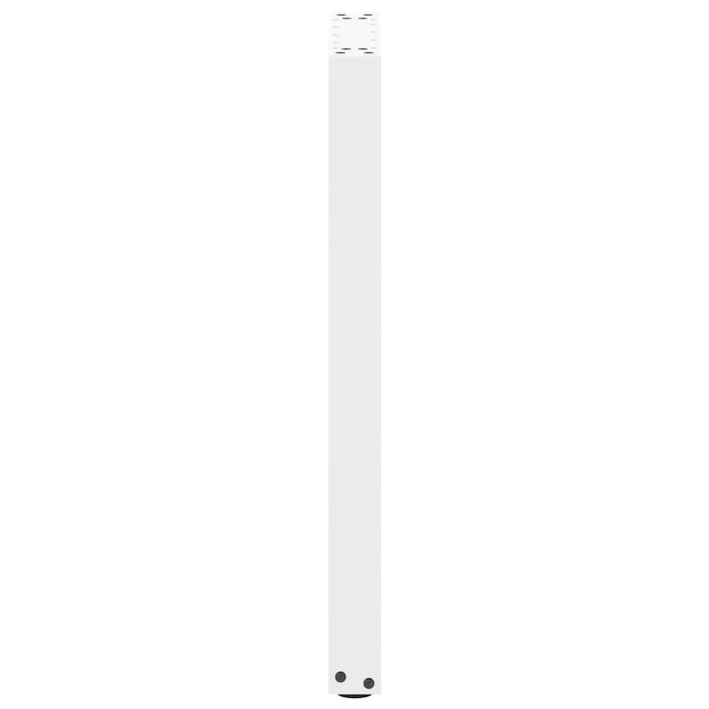 konsolbordben U-formet 2 stk. hvid 38 x (72-73) cm stål