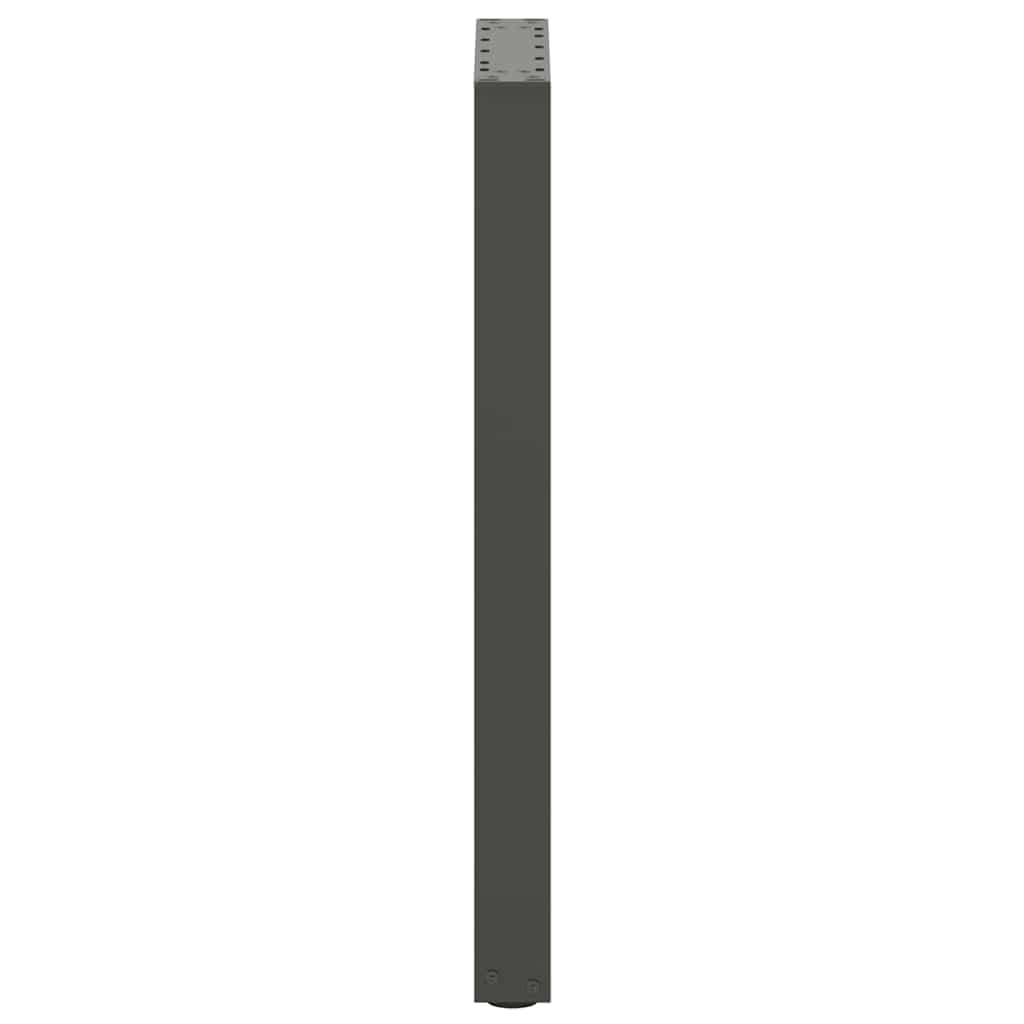 konsolbordben U-formet 2 stk. antracit 38 x (72-73) cm stål