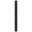 spisebordsben U-formet 3 Stk. sort 100x(72-73) cm stål