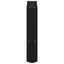 sofabordsben sort 2 stk. 30x(30-31) cm stål