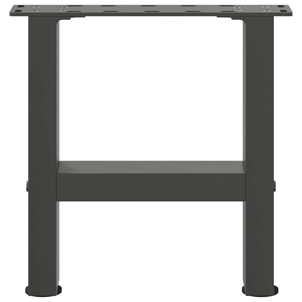 sofabordsben antracit 2 stk. 30x(30-31) cm stål